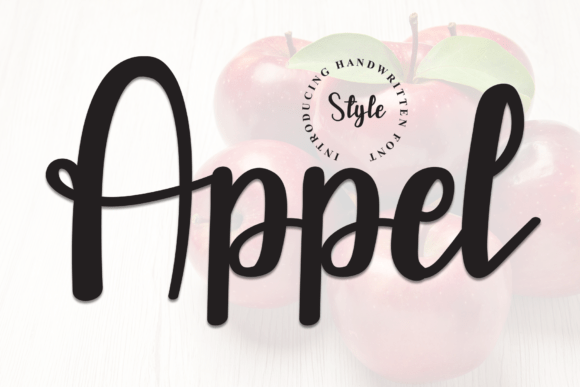 Appel Typeface: The Bold Handwritten Font for Modern Branding