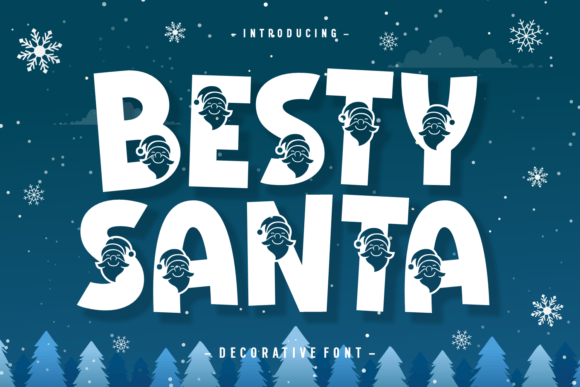 Besty Santa: The Cheerful Typeface That Brings Holiday Joy to Your Editorial Layouts
