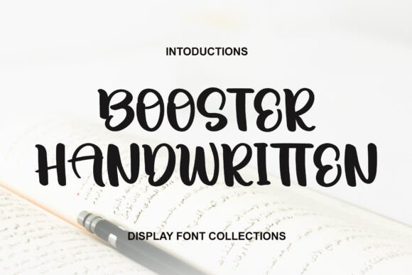 Booster Handwritten: A Captivating Typeface for Bold Branding