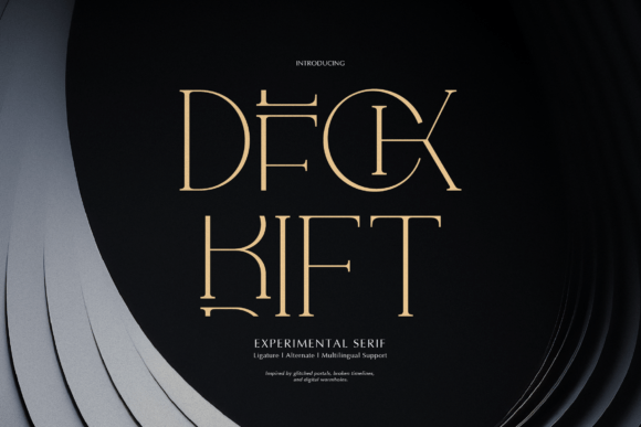 Deck Rift: The Serif Typeface That Elevates Handmade Shop Branding