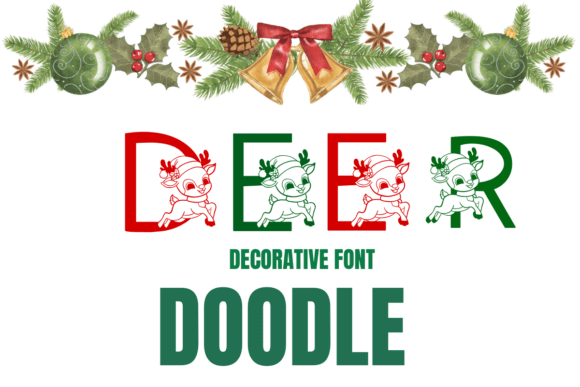 Deer Doodle: The Perfect Decorative Typeface for Branding