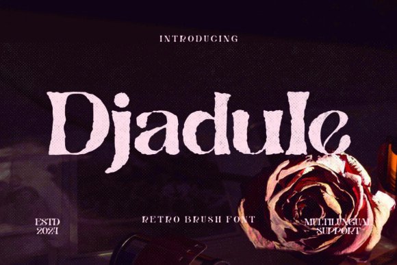 Djadule: The Bold Serif Font That Transforms Campaign Visuals