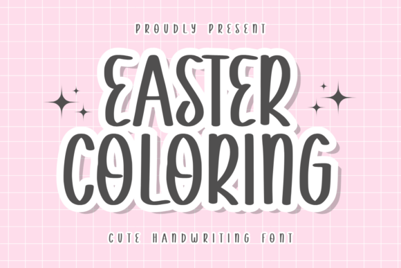 Easter Coloring: The Playful Typeface for Festive Campaigns