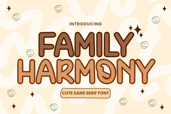 Family Harmony: The Creative Font for Scroll-Stopping Visuals