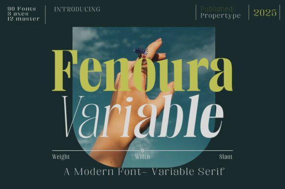 Fenoura Variable: The Premium Serif Font for Elegant Campaigns