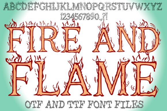 Fire and Flame: A Fiery Typeface for Bold Editorial Design