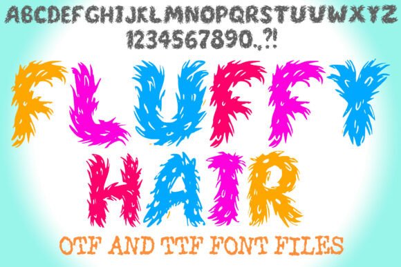 Fluffy Hair: A Bold Typeface for Playful Web Design