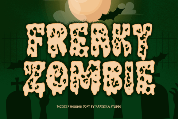 Freaky Zombie: A Playful Horror Typeface for Bold Branding