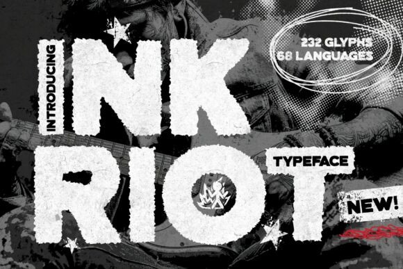 Inkriot Regular: The Rebellious Sans Serif Font for Bold Branding