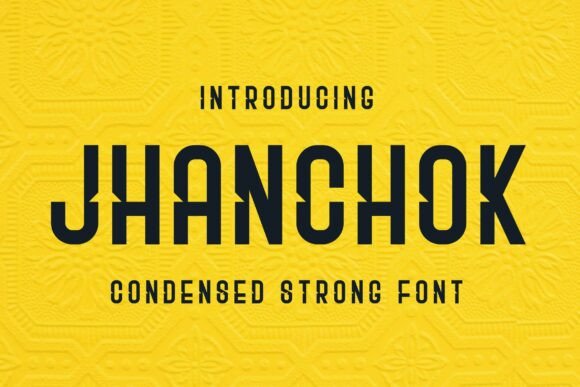 Jhanchok Typeface Review: A Bold Sans Serif for Creative Branding