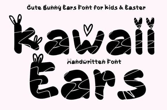 Kawaii Ears: The Bold Display Typeface for Playful Campaigns
