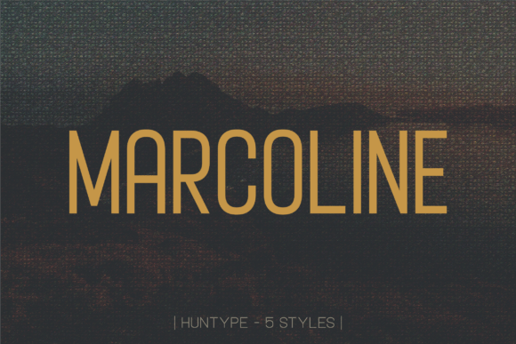 Marcoline: The Modern Sans Serif Typeface for Campaign Design