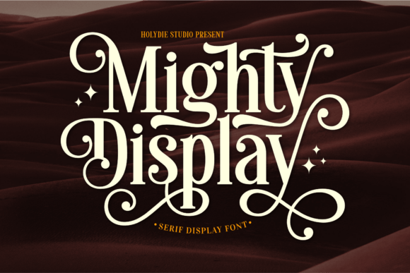 Mighty Display: The Bold Serif Font That Elevates Small Business Branding