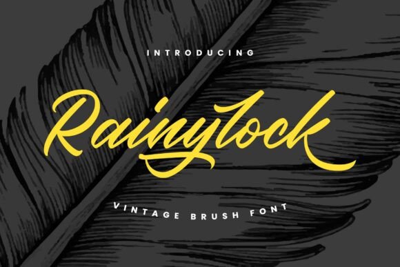Rainylock: The Playful Script Font for Modern Web Design