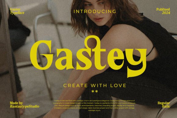 Why Gastey Became My Go-To Serif for Brand Identity