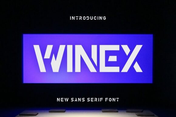 Winex: The Bold Sans Serif Typeface for High-Impact Campaigns