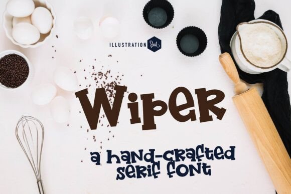 Wiper: A Whimsical Serif Typeface for Editorial Design
